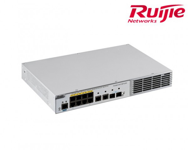 Kết quả hình ảnh cho 8-port 10/100/1000 Base-T Managed PoE Switch RUIJIE XS-S1960-10GT2SFP-P-H