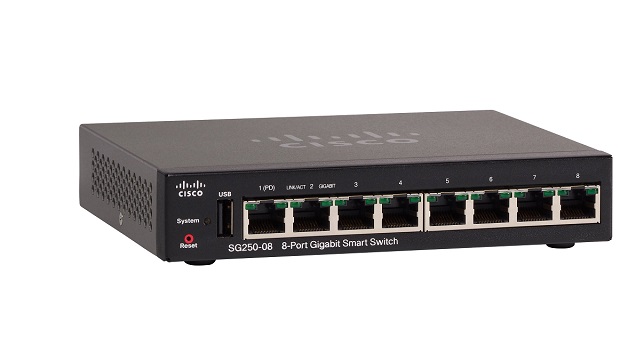 Cisco SG250-08 8-ports Gigabit Smart Switch