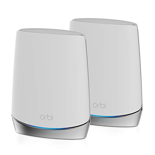 NETGEAR Orbi Whole Home Tri-Band Mesh WiFi 6 System (RBK752) – Router with 1 Satellite Extender | Coverage up to 5,000 sq. ft. and 40+ Devices | Mesh AX4200 WiFi 6 (Up to 4.2Gbps)