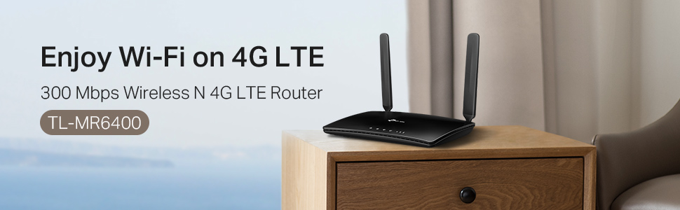 Bộ Phát Wifi Router 4G LTE 300Mbps TP-Link TL-MR6400