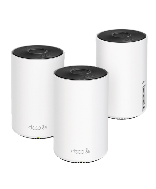TP-LINK Deco XE5300 AXE5300 Tri-Band Mesh Wi-Fi 6E System 3-Pack